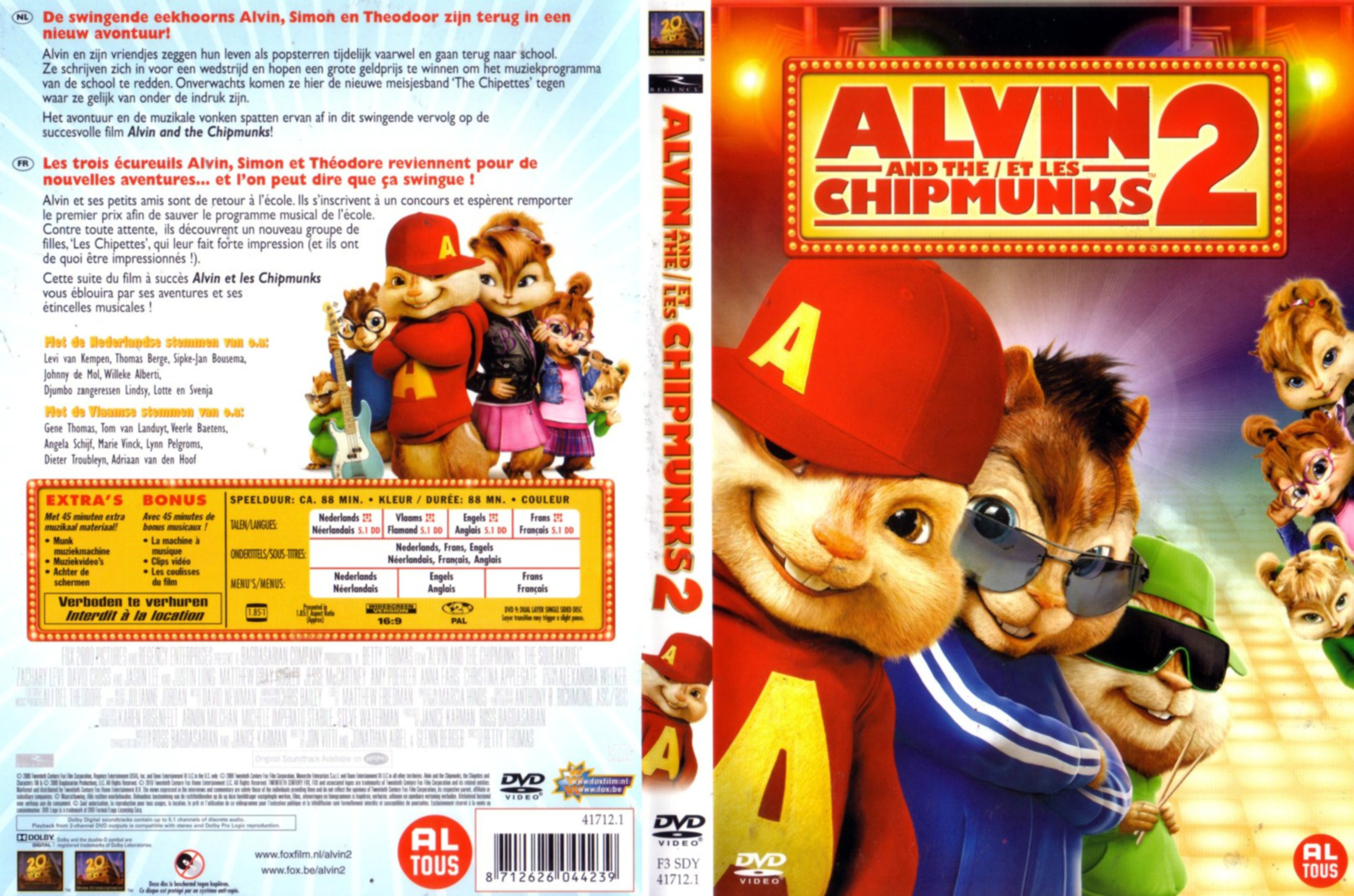 film Alvin et les Chipmunks 2 streaming vf