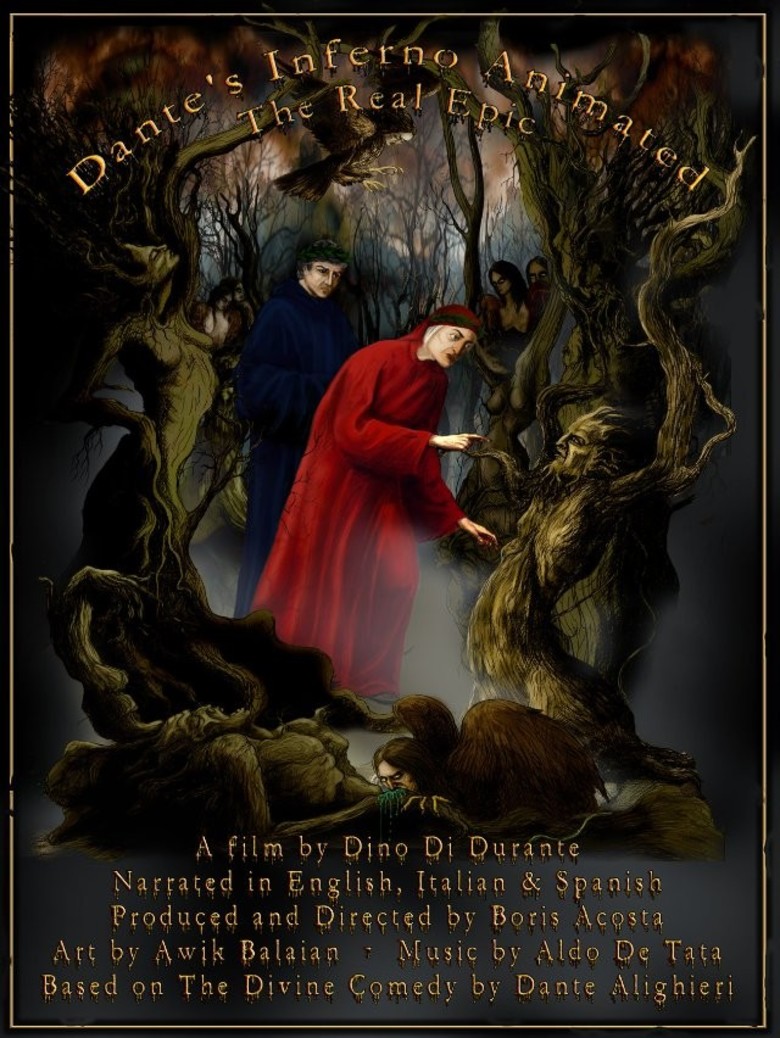 Dvd Filme Inferno de Dante: Uma Animação Épica