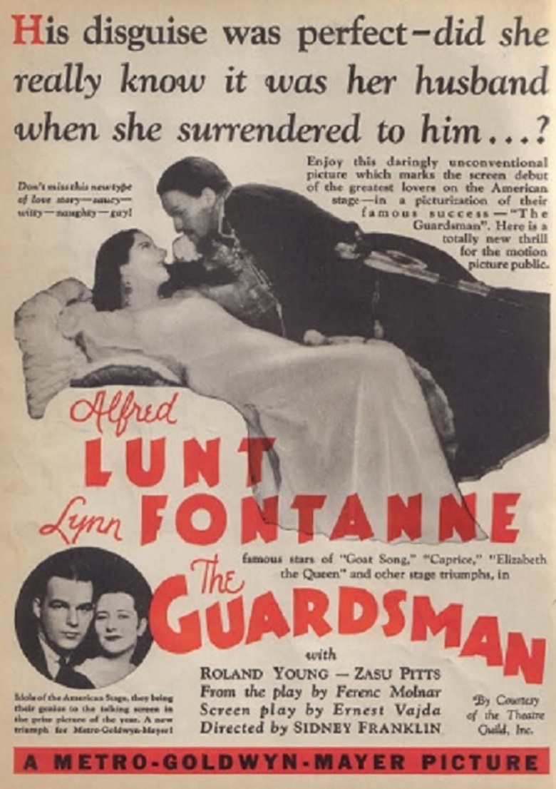 The Guardsman 1931 DVD PLANET STORE