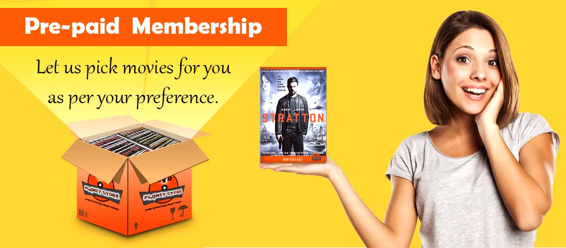Pre-paid Membership Packages by DVD Planet Store Pakistan